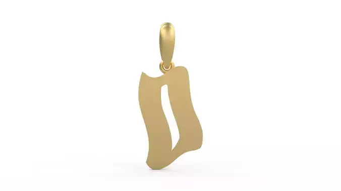 Initial Letters Pendant SomeWhereInSpace D 3D print model