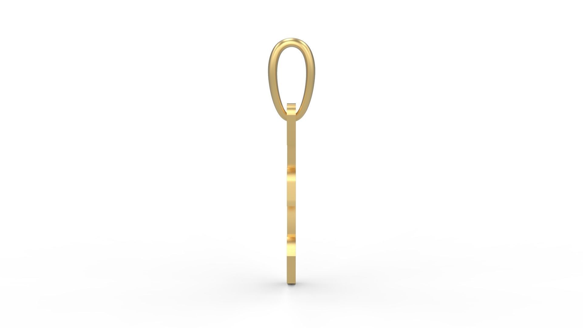 Initial Letters Pendant SomeWhereInSpace E 3D print model_2