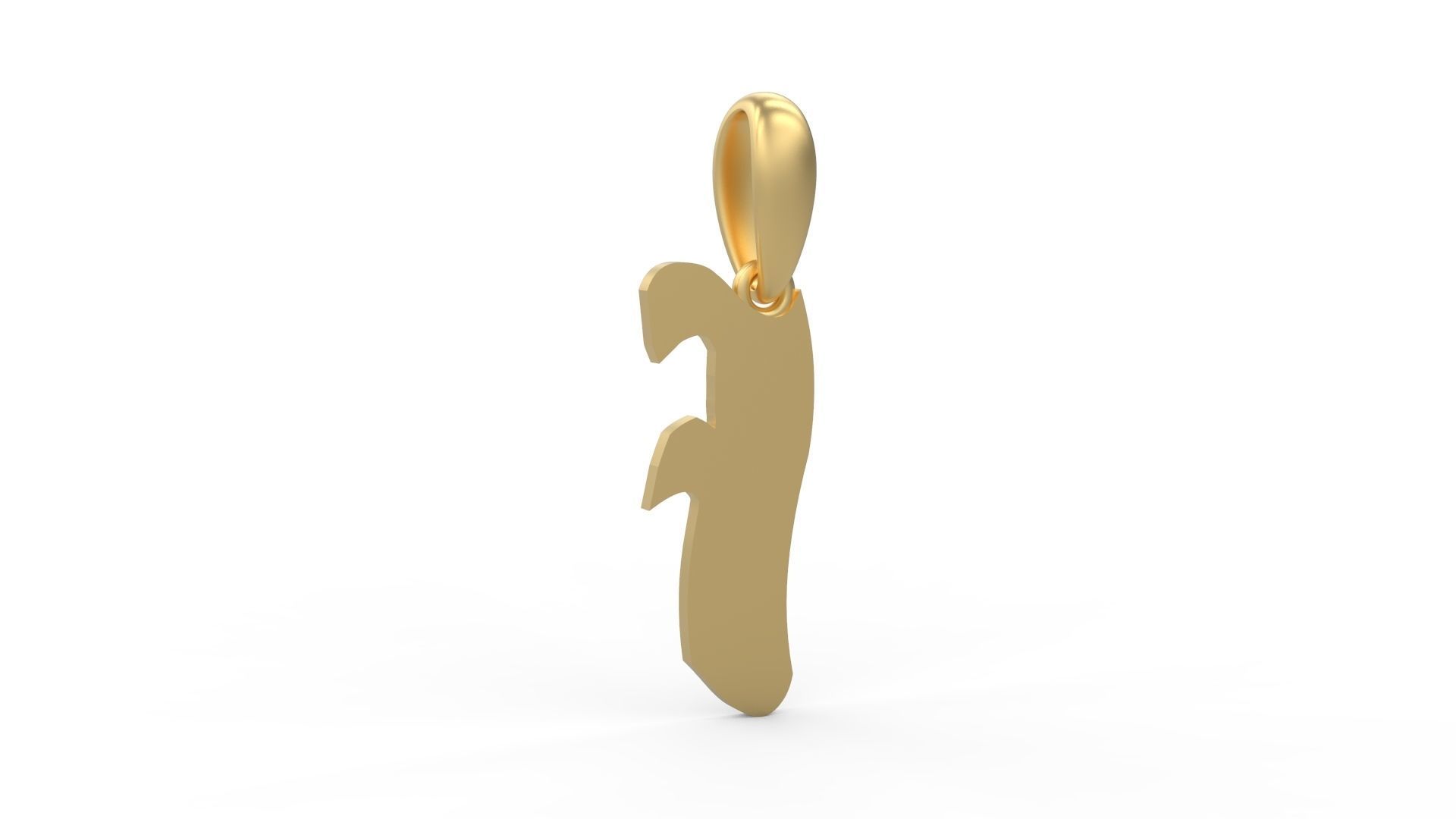 Initial Letters Pendant SomeWhereInSpace F 3D print model_3