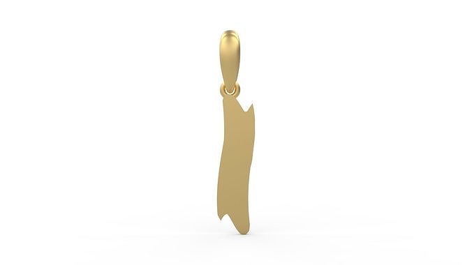 Initial Letters Pendant SomeWhereInSpace I 3D print model