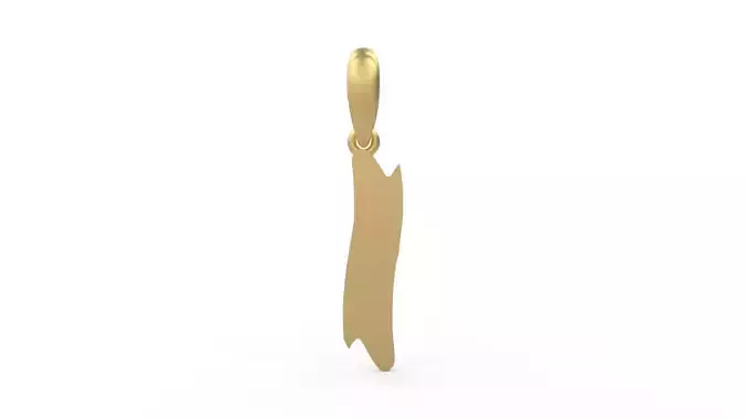 Initial Letters Pendant SomeWhereInSpace I 3D print model
