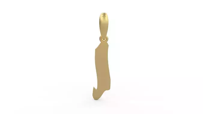 Initial Letters Pendant SomeWhereInSpace J 3D print model