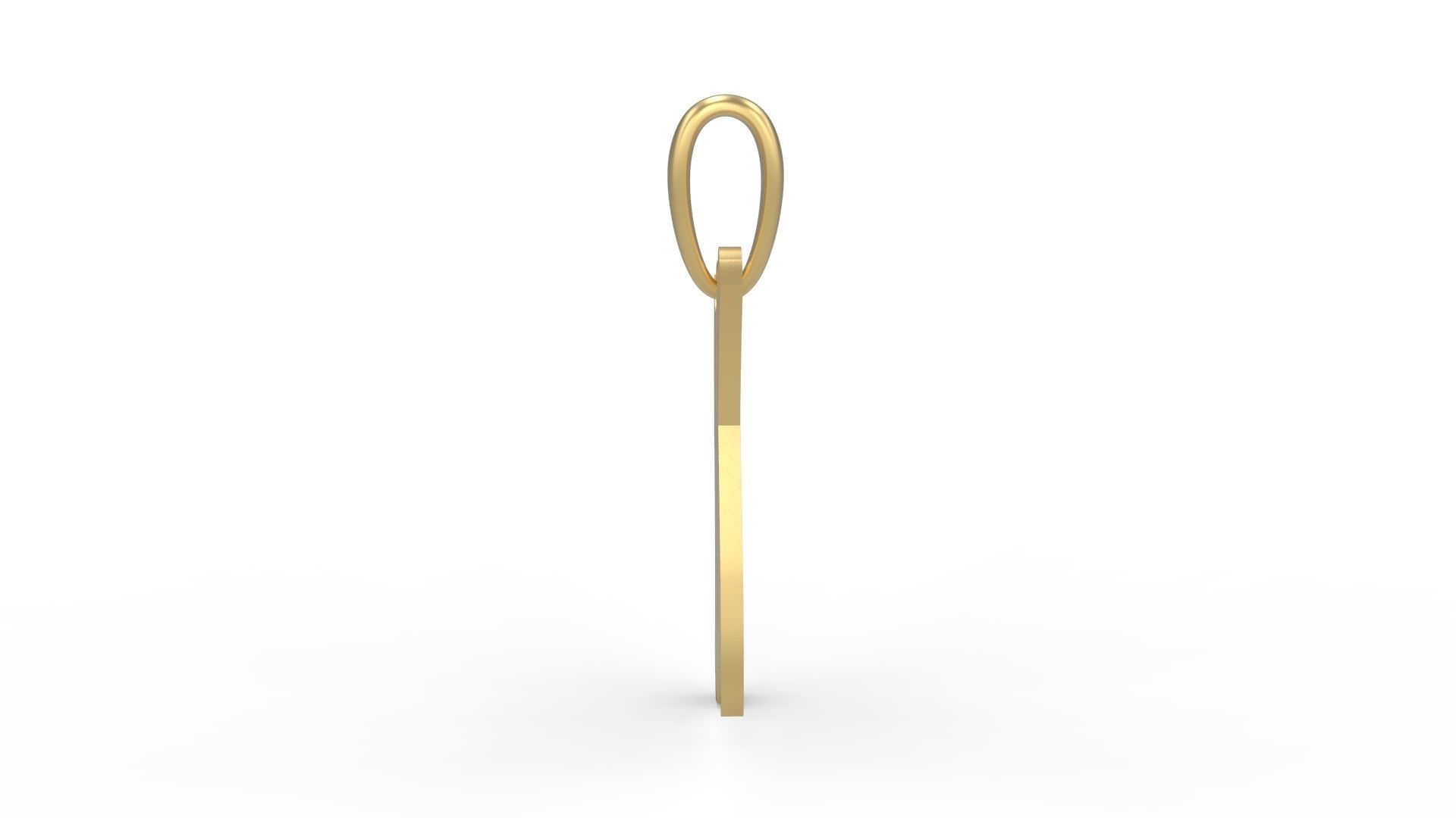 Initial Letters Pendant SomeWhereInSpace K 3D print model_2