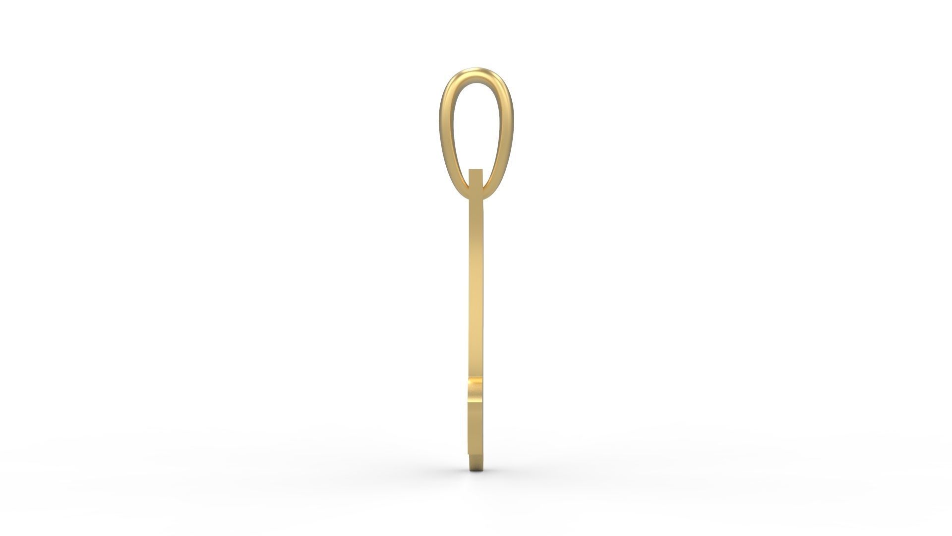 Initial Letters Pendant SomeWhereInSpace L 3D print model_2