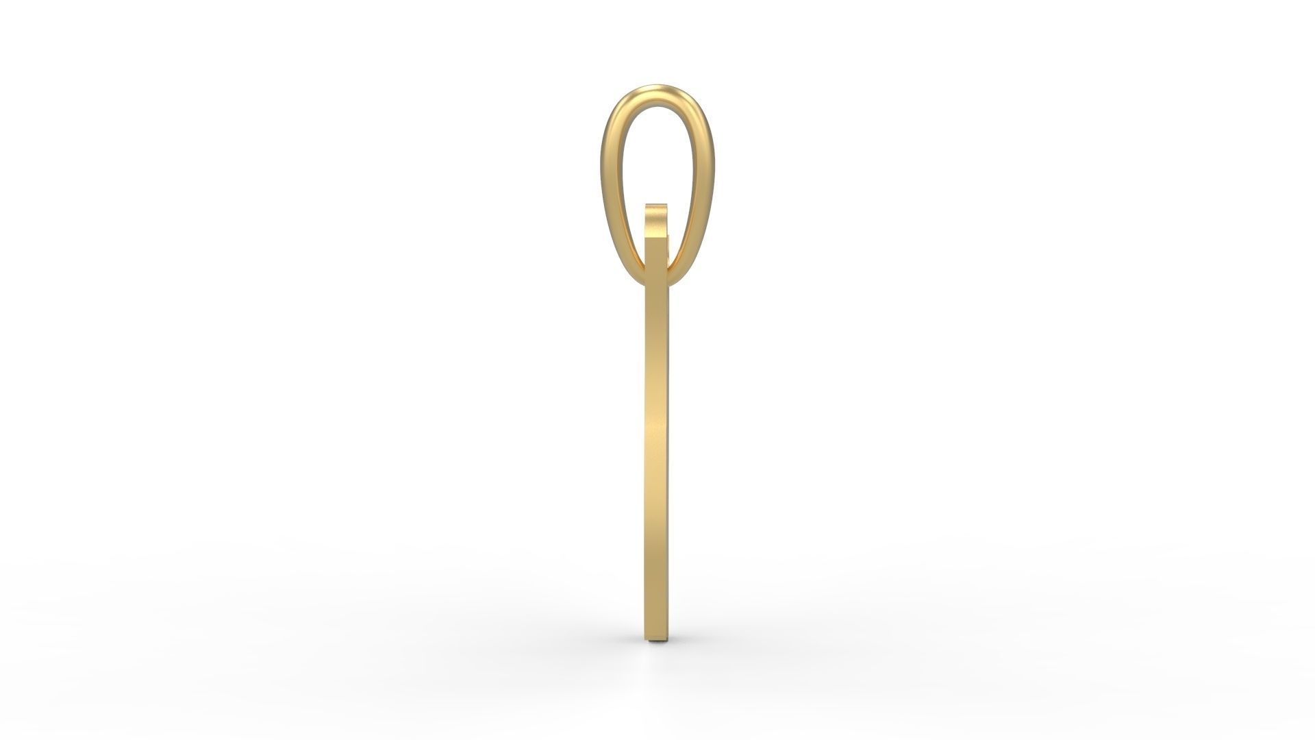 Initial Letters Pendant SomeWhereInSpace N 3D print model_2