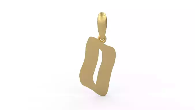 Initial Letters Pendant SomeWhereInSpace O 3D print model