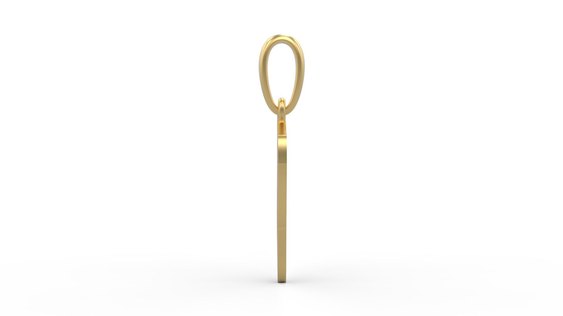 Initial Letters Pendant SomeWhereInSpace O 3D print model_2