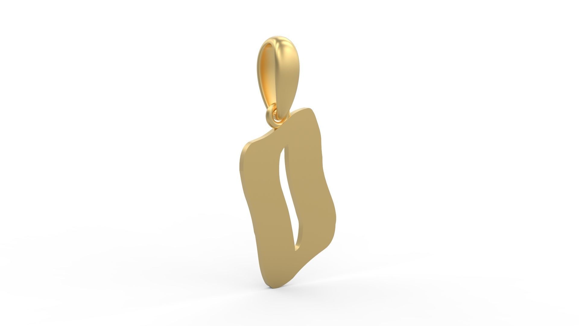 Initial Letters Pendant SomeWhereInSpace O 3D print model_3