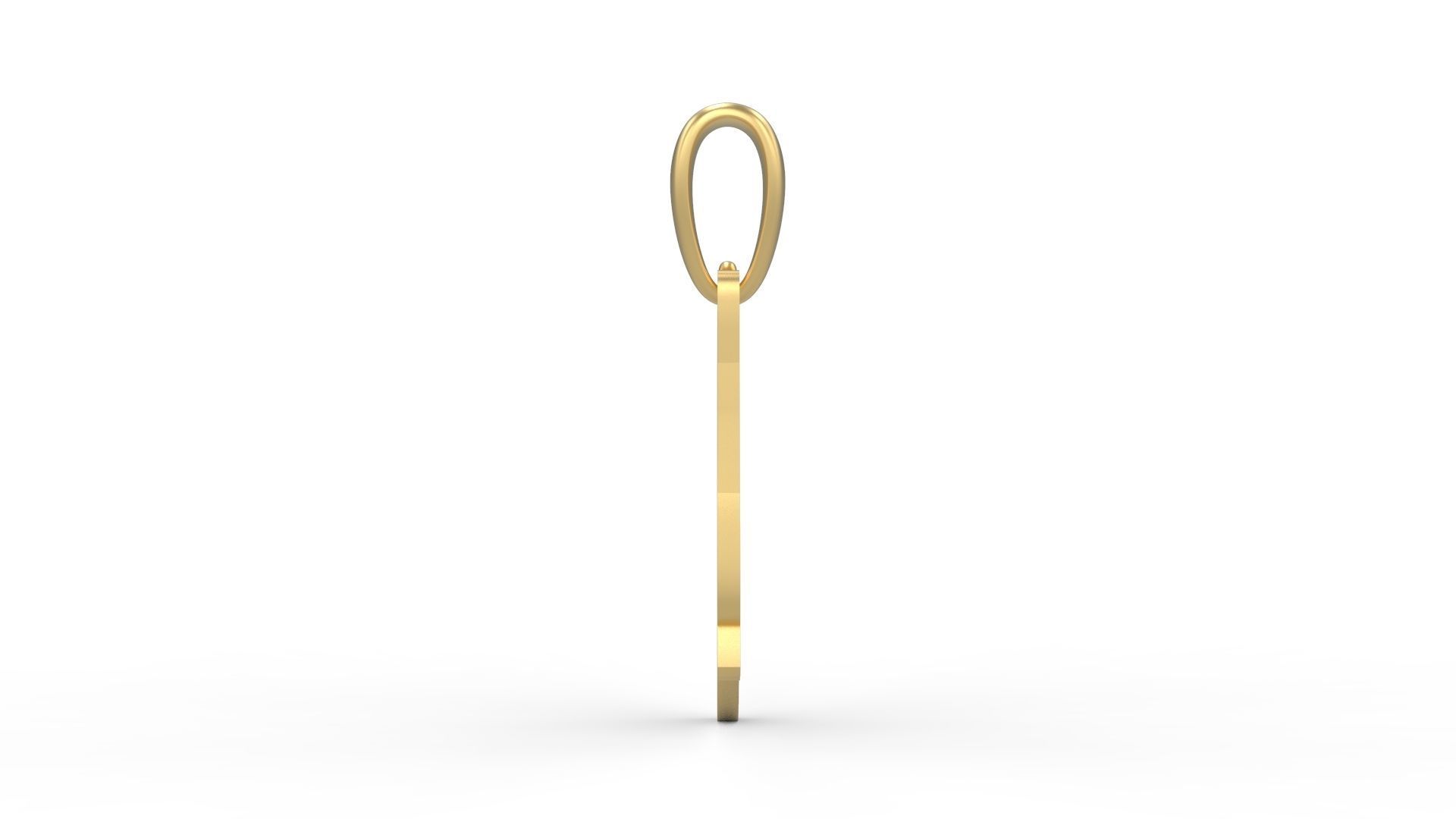 Initial Letters Pendant SomeWhereInSpace Q 3D print model_2