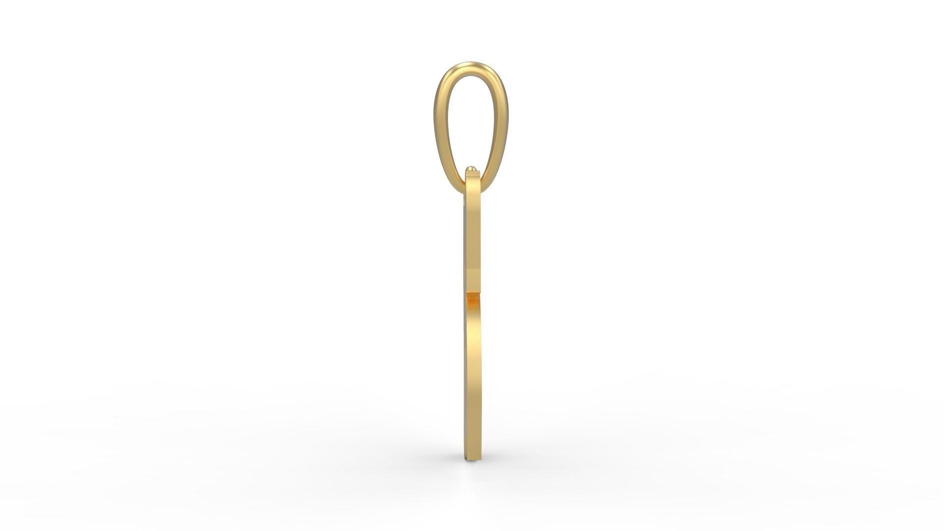 Initial Letters Pendant SomeWhereInSpace R 3D print model_2