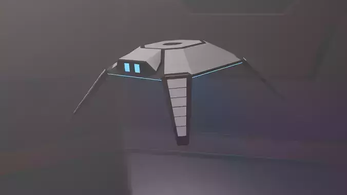 Futuristic Drone PBR