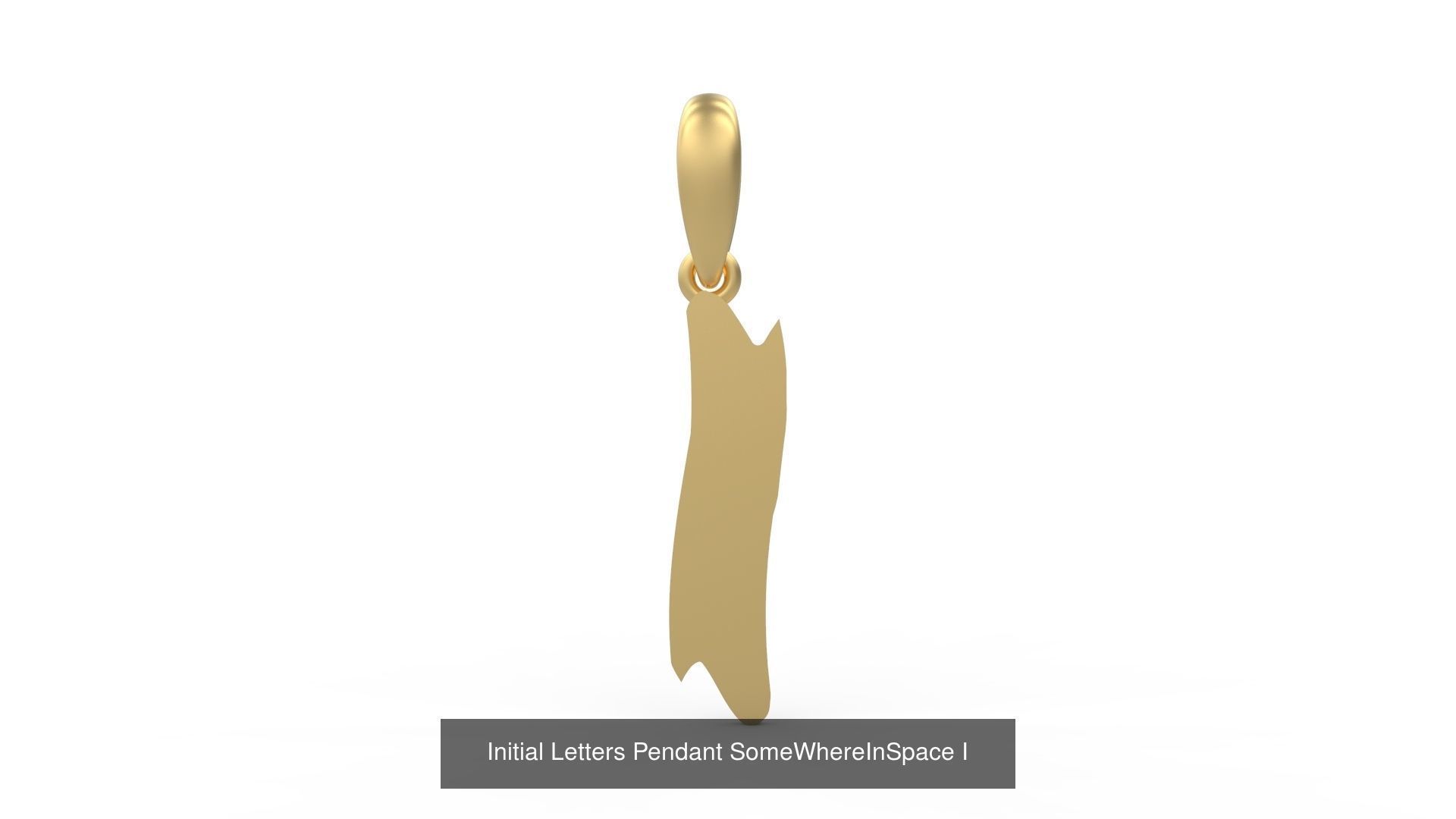 Initial Letters Pendant Alphabets SomeWhereInSpace 3D Model Collection_11