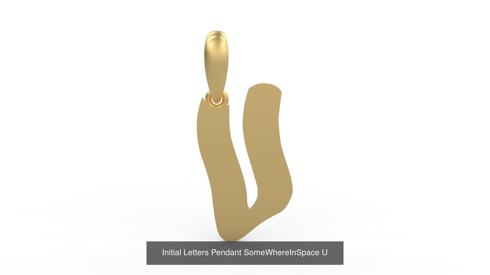 Initial Letters Pendant Alphabets SomeWhereInSpace 3D Model Collection_23