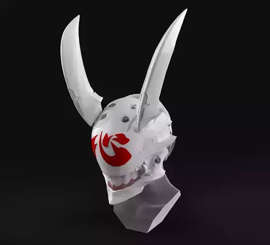 Guilty Gear Nagoryuki Mask STL Files for 3D Printing