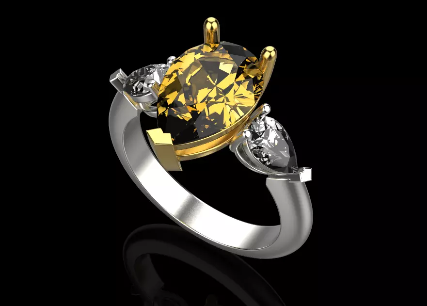 graff ring 3D print model_0