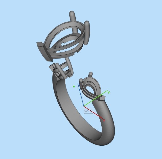 graff ring 3D print model_31