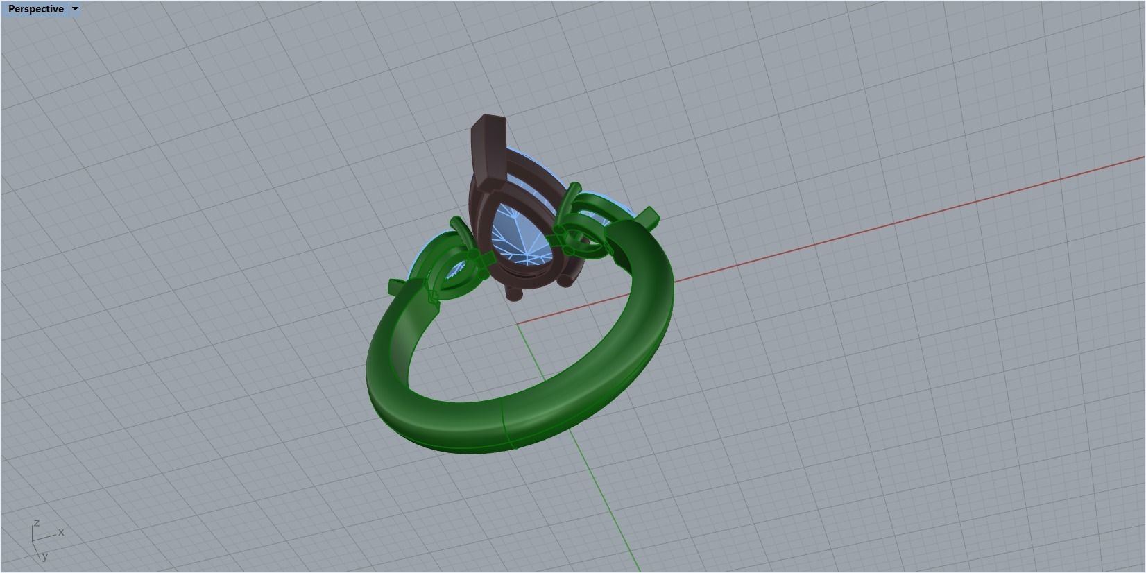graff ring 3D print model_24