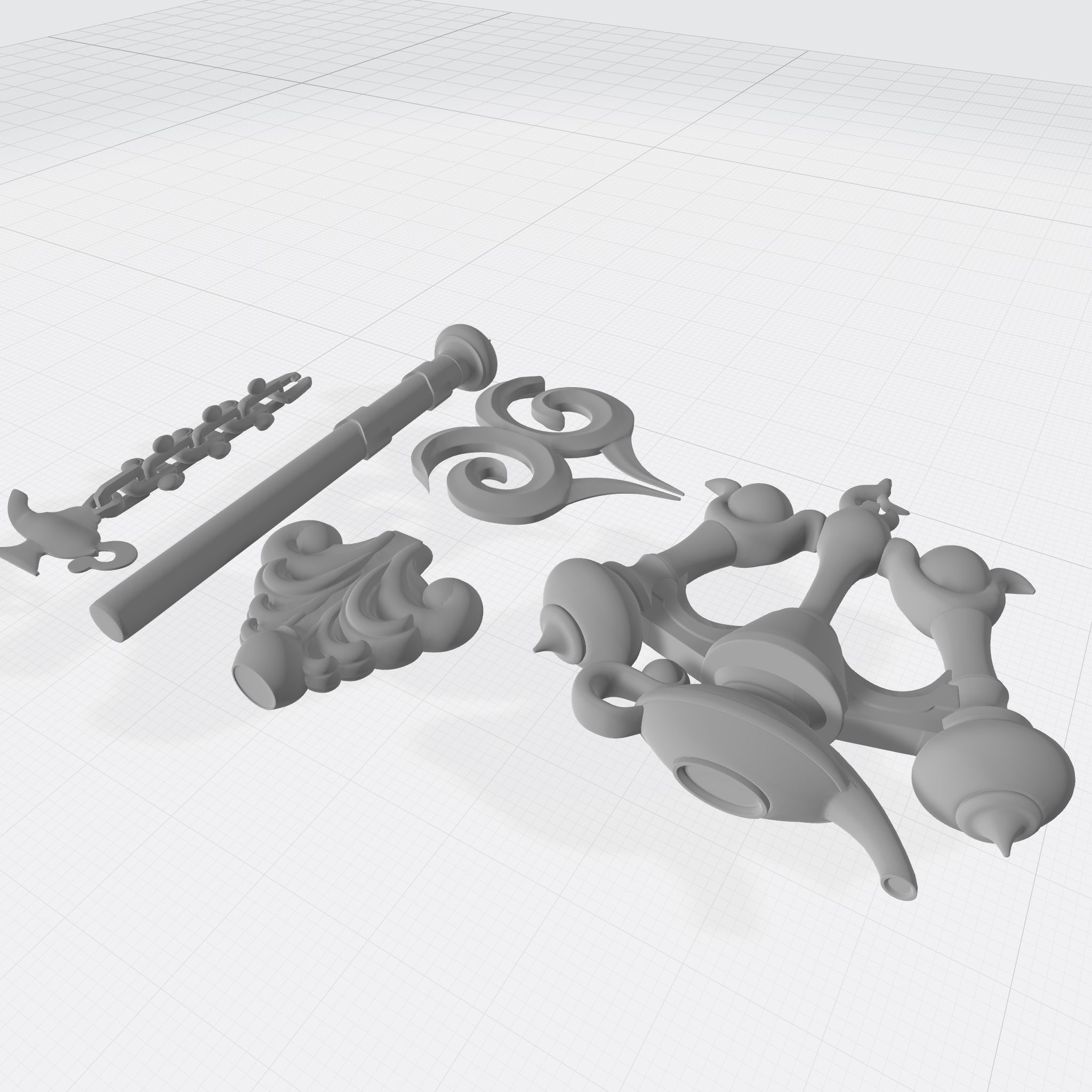 STL File for 3D Printing Wishing Lamp Keyblade 3D print model_5