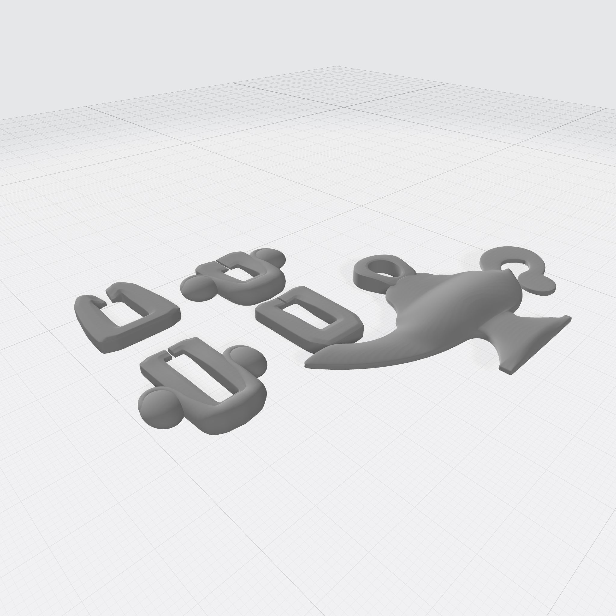 STL File for 3D Printing Wishing Lamp Keyblade 3D print model_2