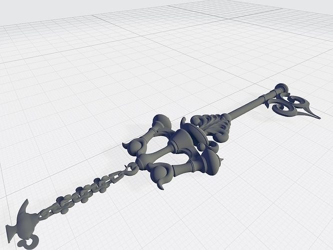 STL File for 3D Printing Wishing Lamp Keyblade 3D print model