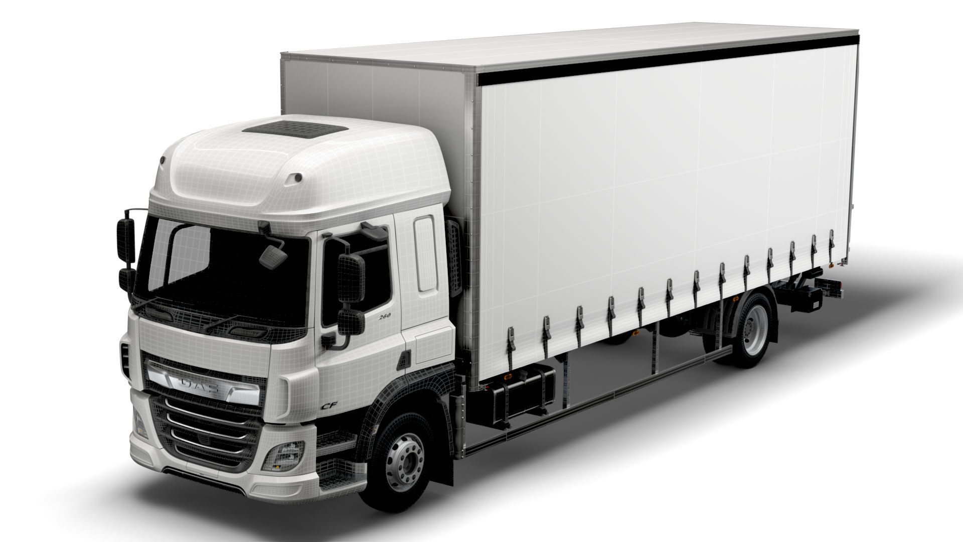 DAF CF Box 2020 3D model_19