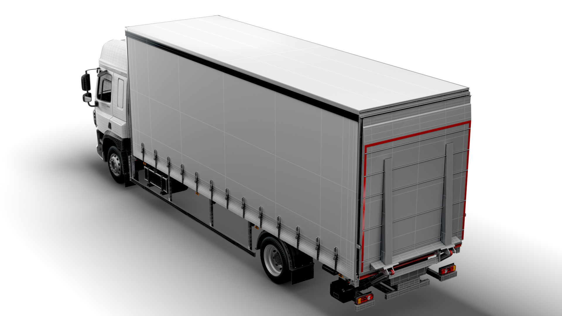 DAF CF Box 2020 3D model_14