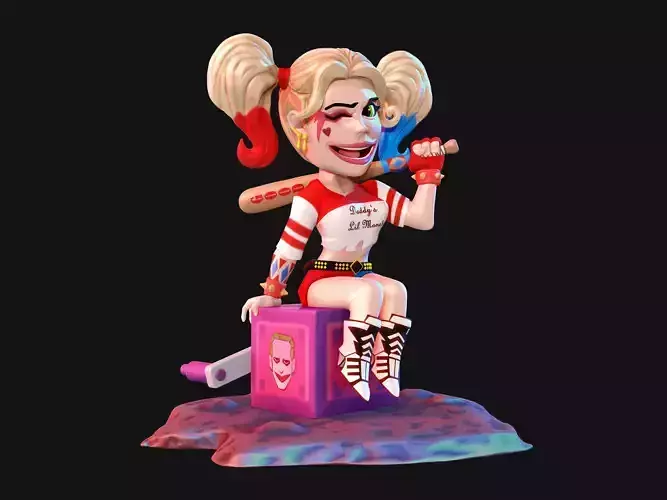 Harley STL quinn figurine