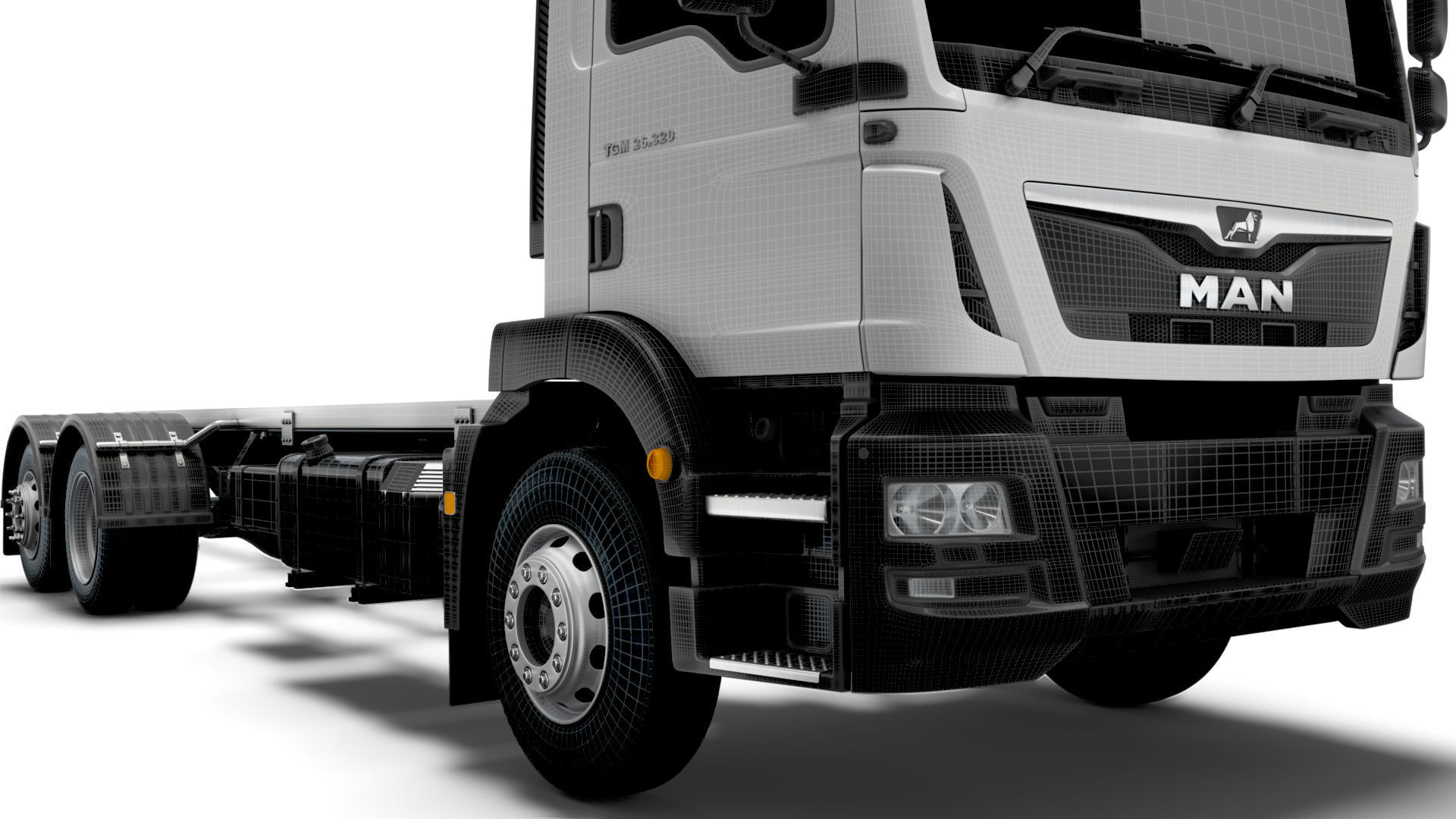 MAN TGM Chassis 2019 3D model_16