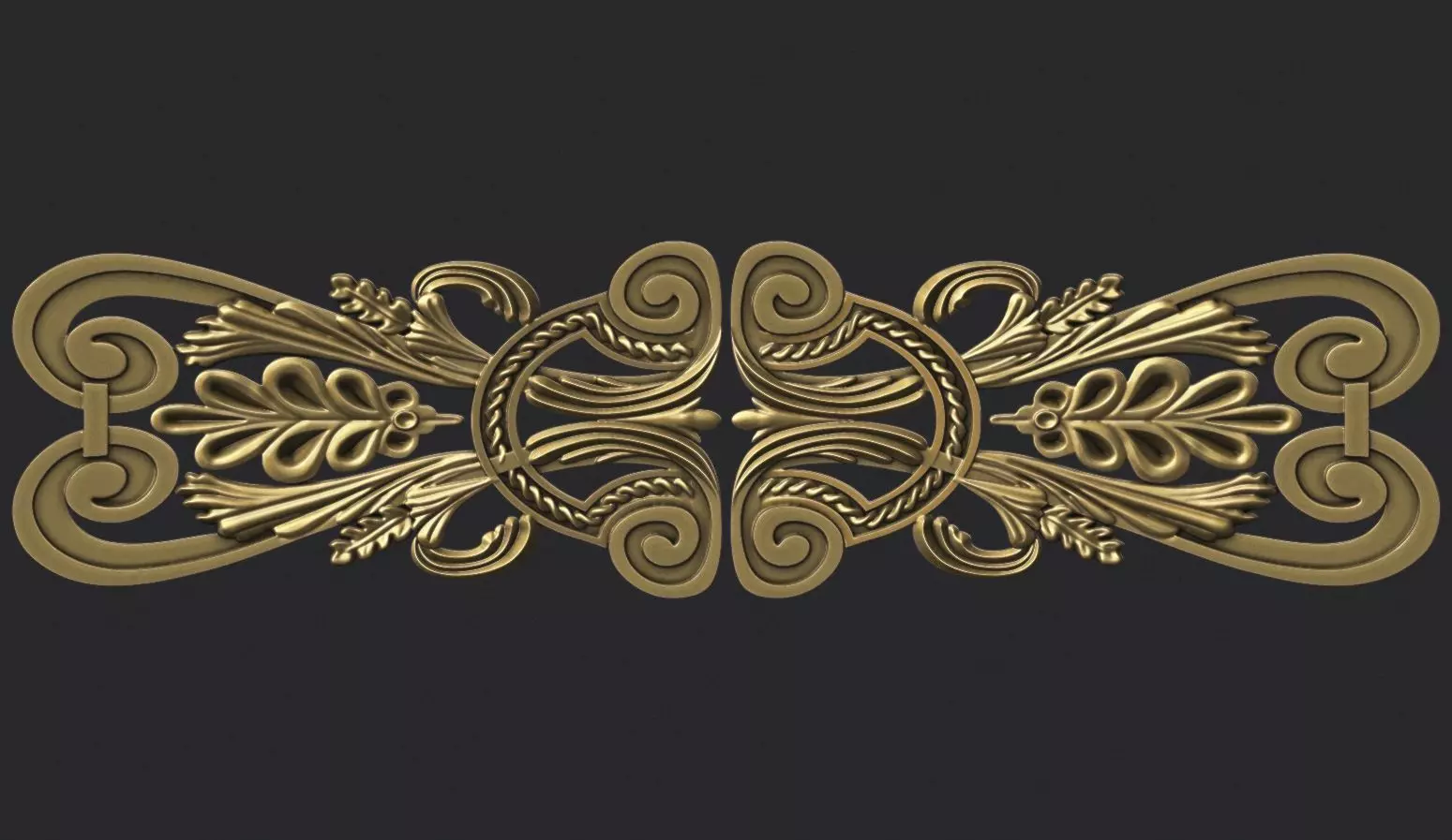 Carved decor onlay 3D print model