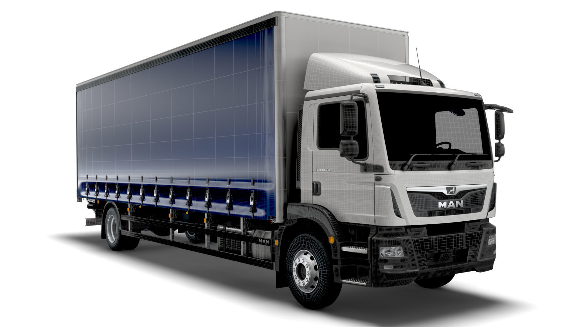 MAN TGM Curtainside 2019 3D model_13