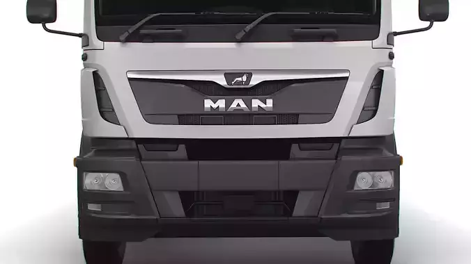 MAN TGM Curtainside 2019 3D model