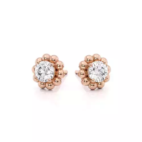 Earrings studs balls printable 3d model