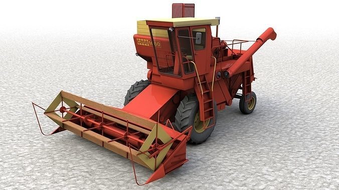 JI CASE 1660 1968 3D model