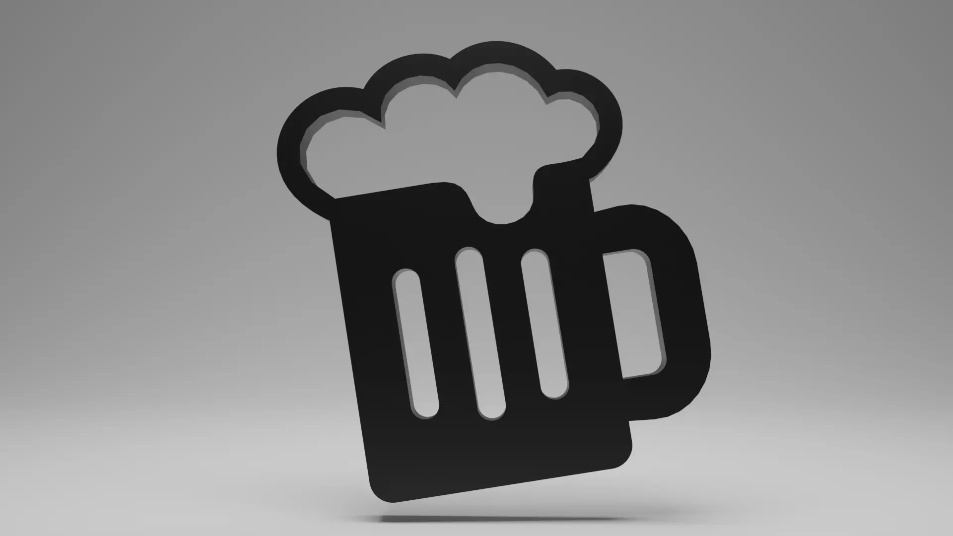 Icon Beer 3D model | CGTrader