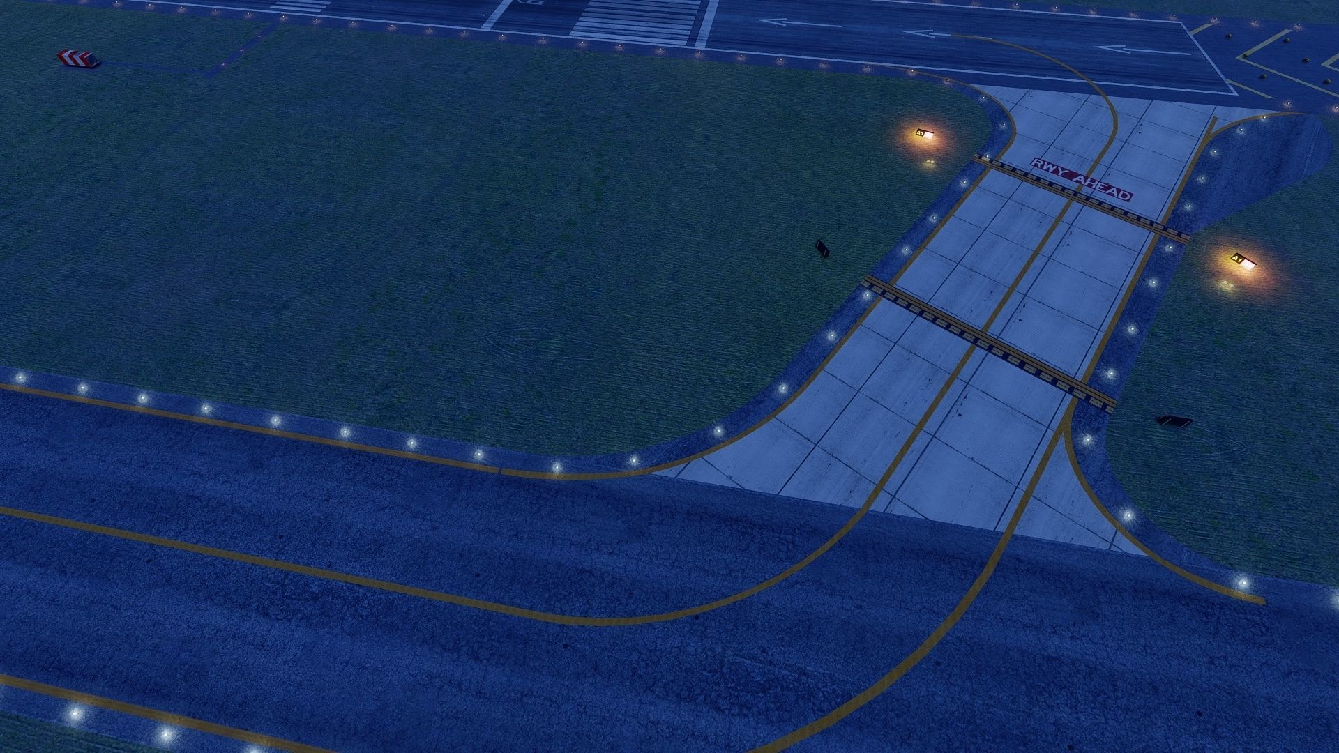 International Airport with Interior and Landscape 3D model_31