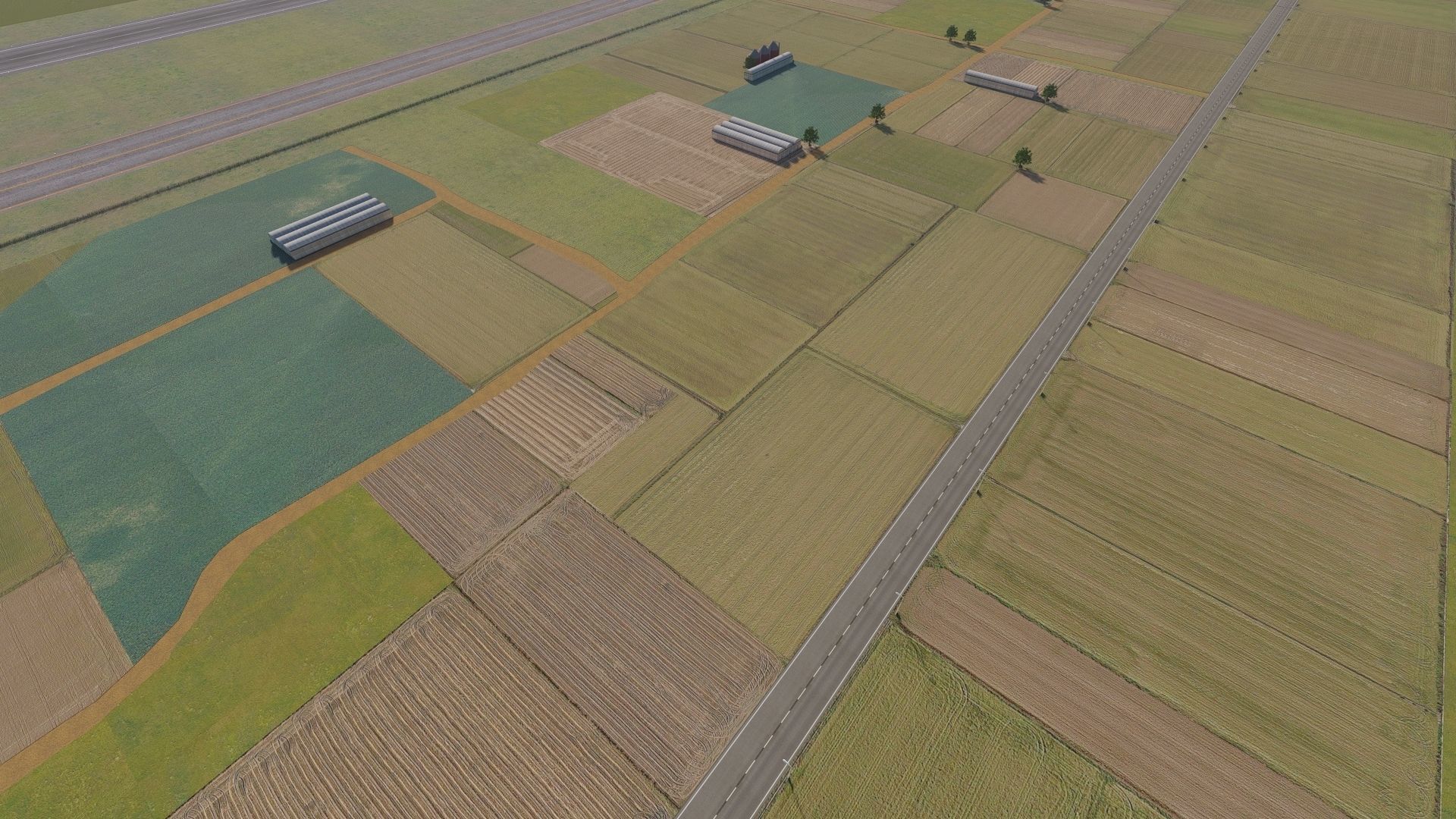 International Airport with Interior and Landscape 3D model_26