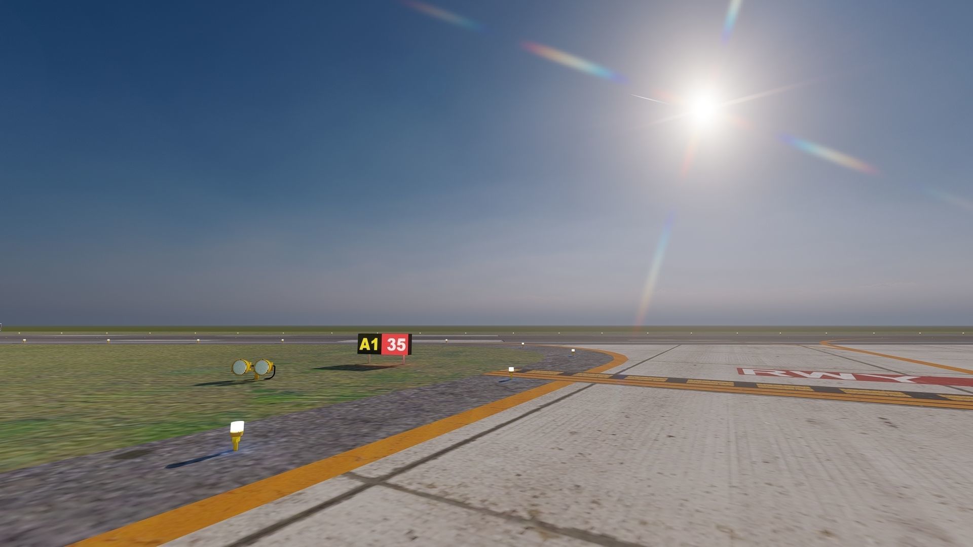 International Airport with Interior and Landscape 3D model_17