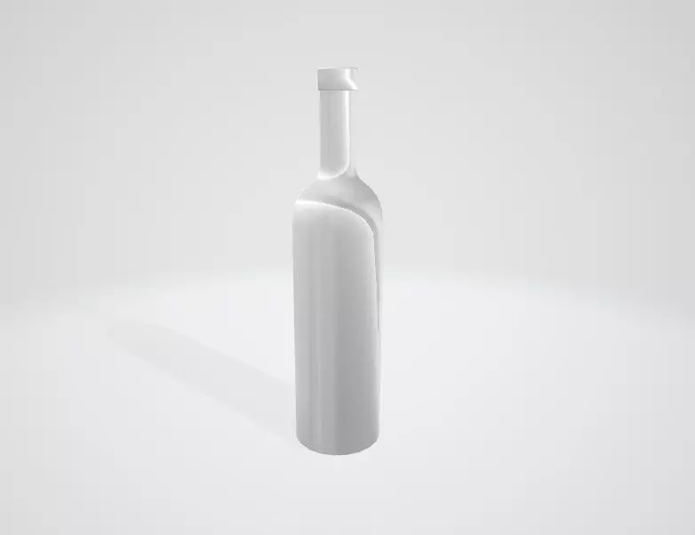 botle bottle Free low-poly 3D model_0