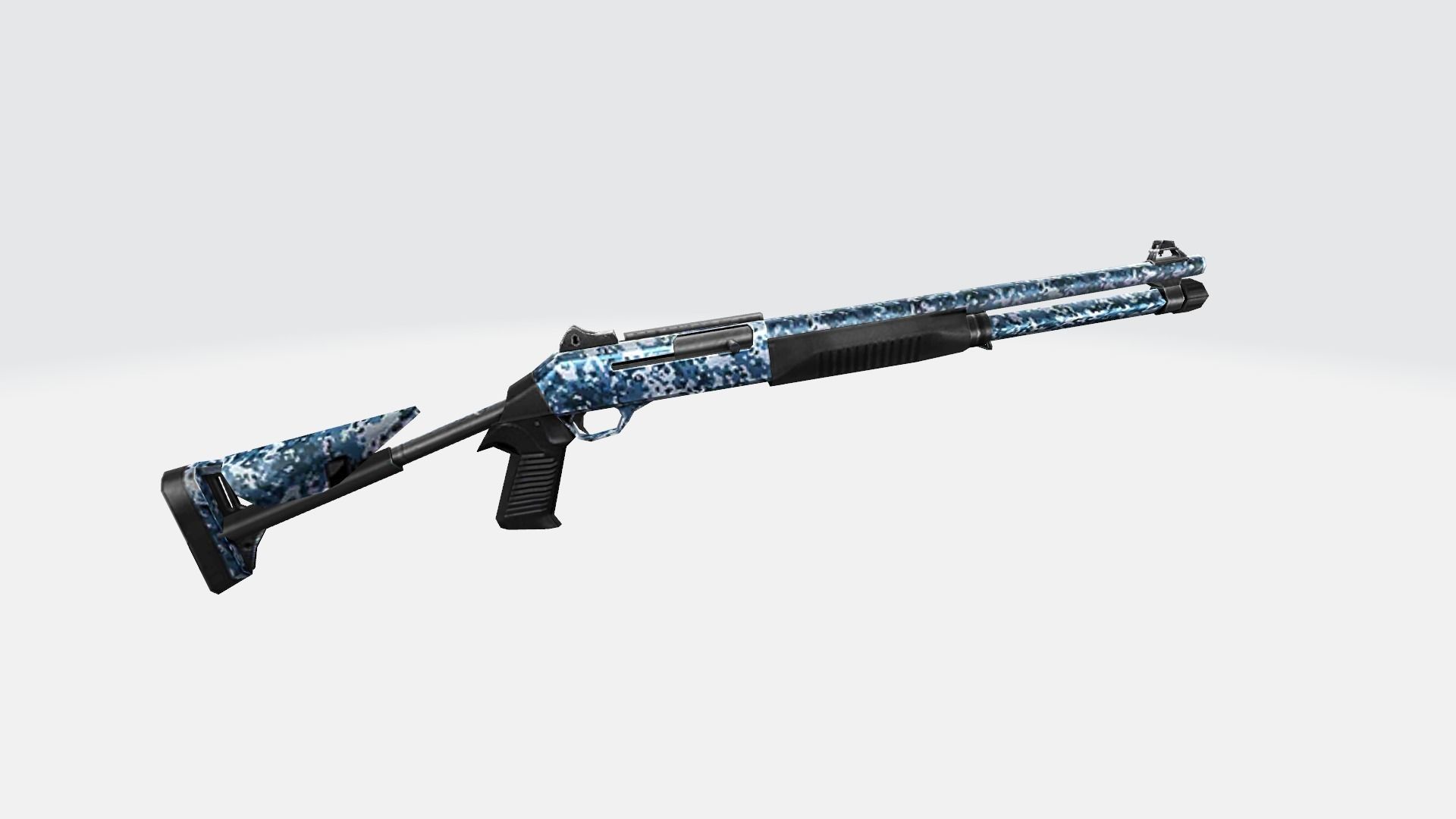 M1014 Rifle Game Weapon 22x 3D model_20