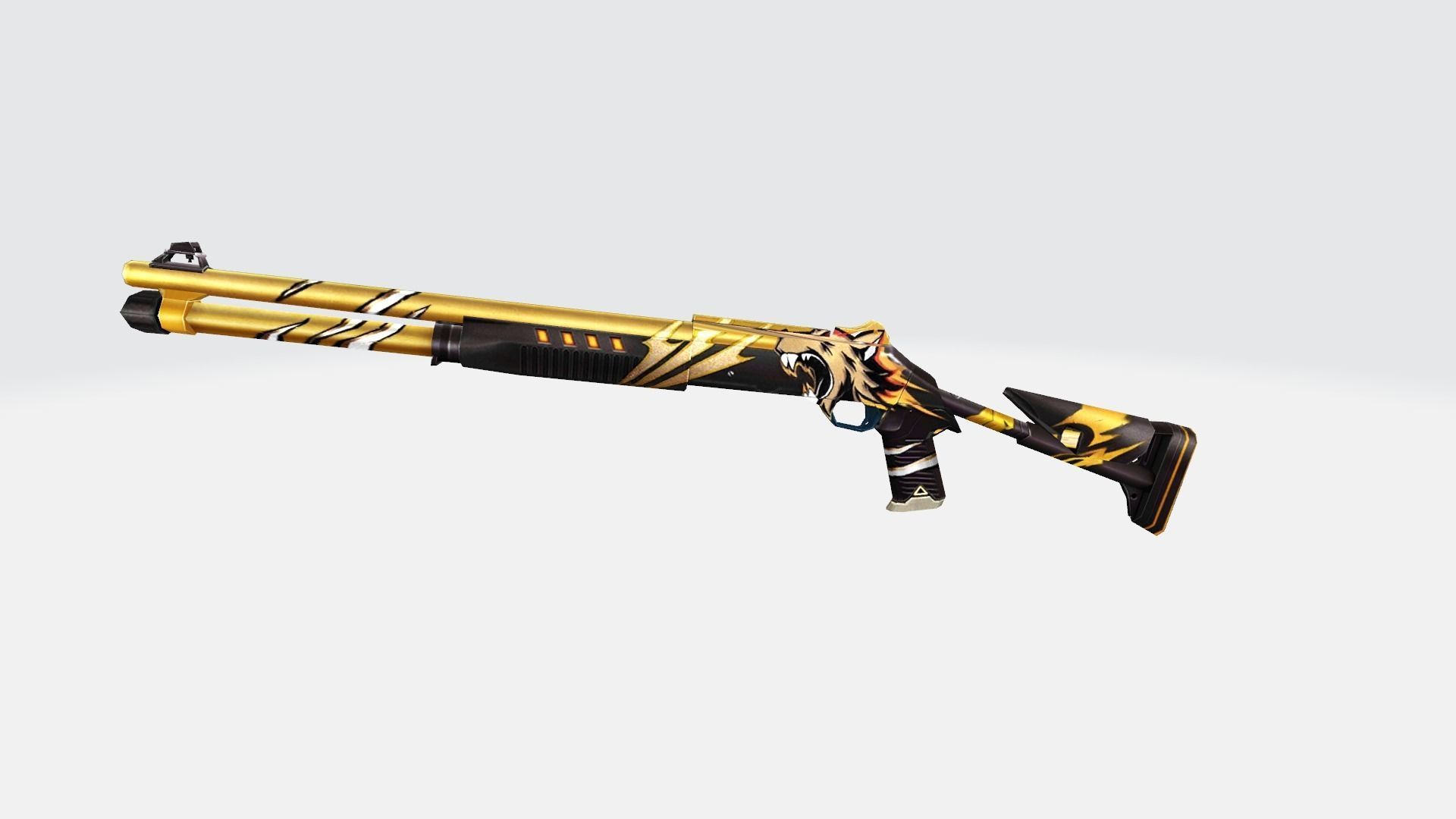 M1014 Rifle Game Weapon 22x 3D model_47