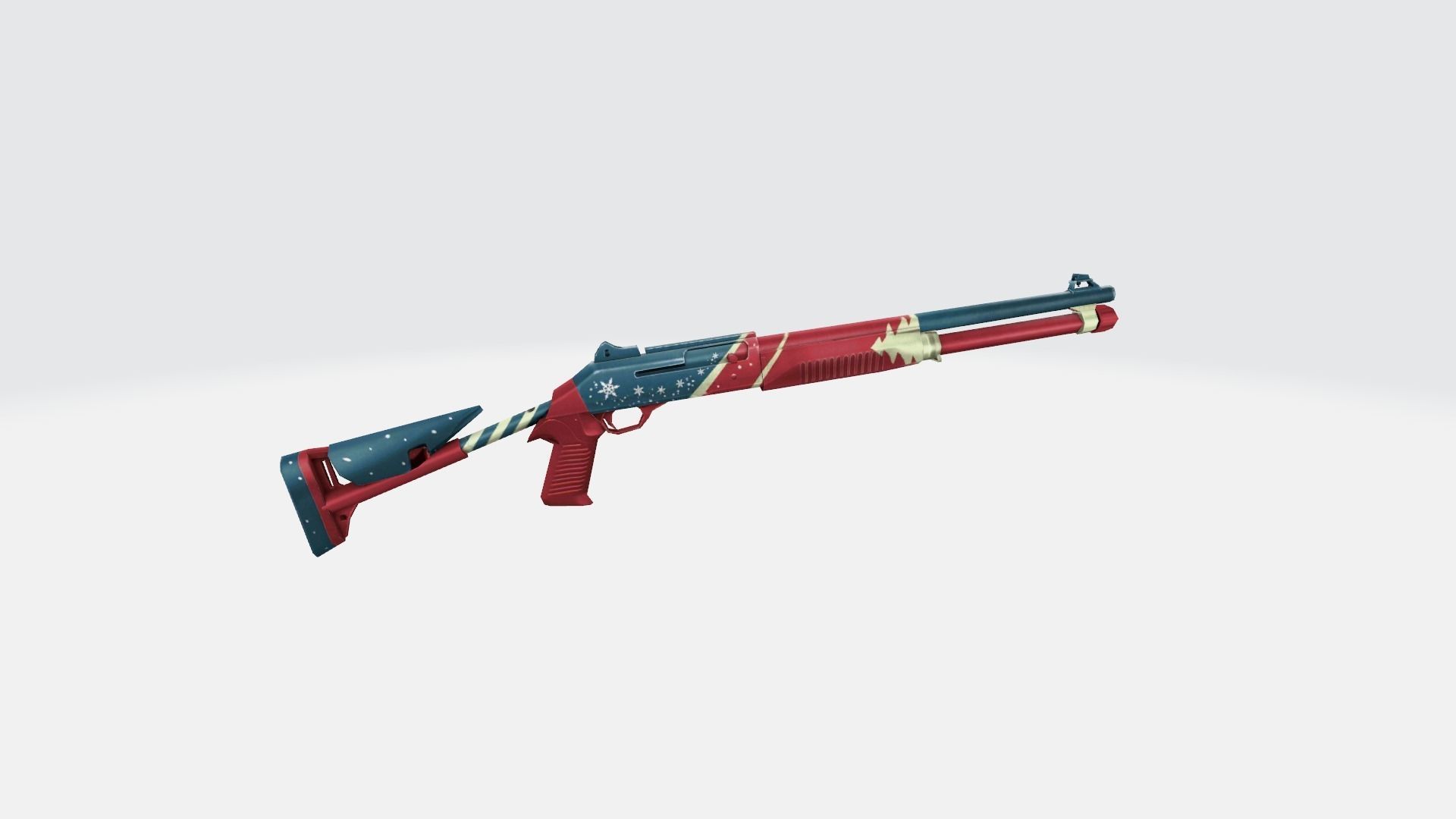 M1014 Rifle Game Weapon 22x 3D model_24