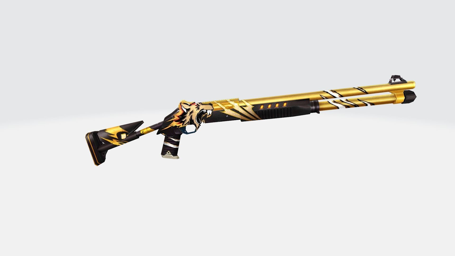 M1014 Rifle Game Weapon 22x 3D model_46