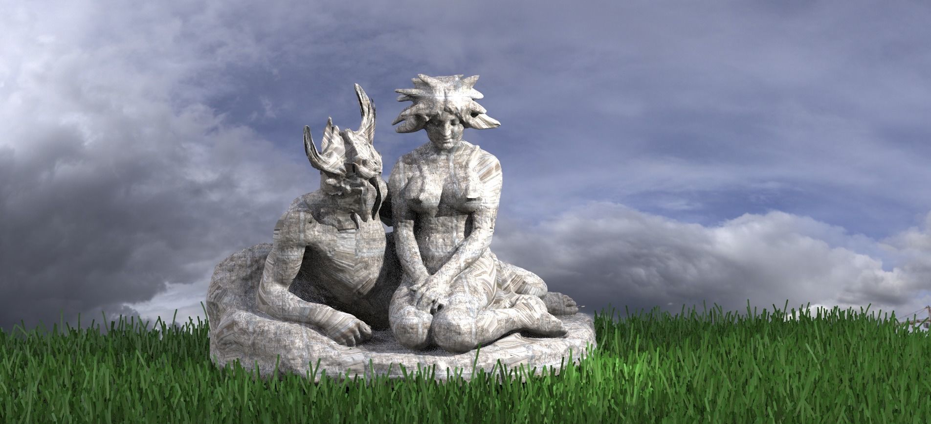 Cupid Angel for Valentines 3 3D model_3