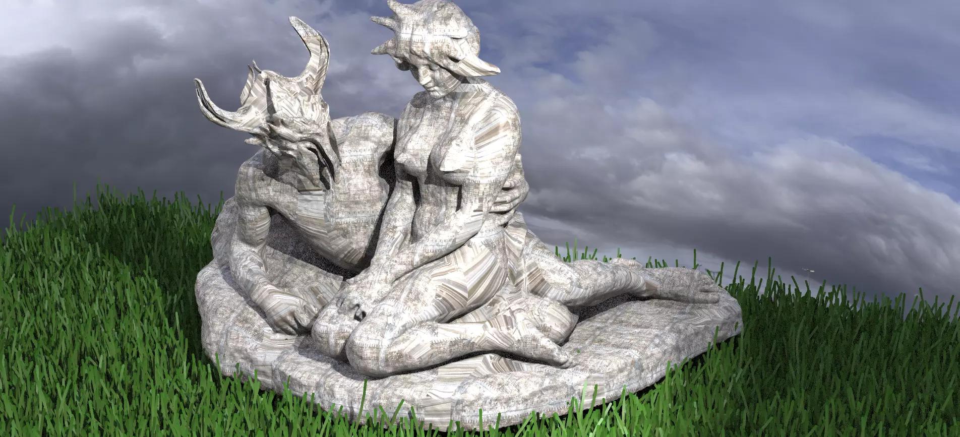 Cupid Angel for Valentines 3 3D model_0