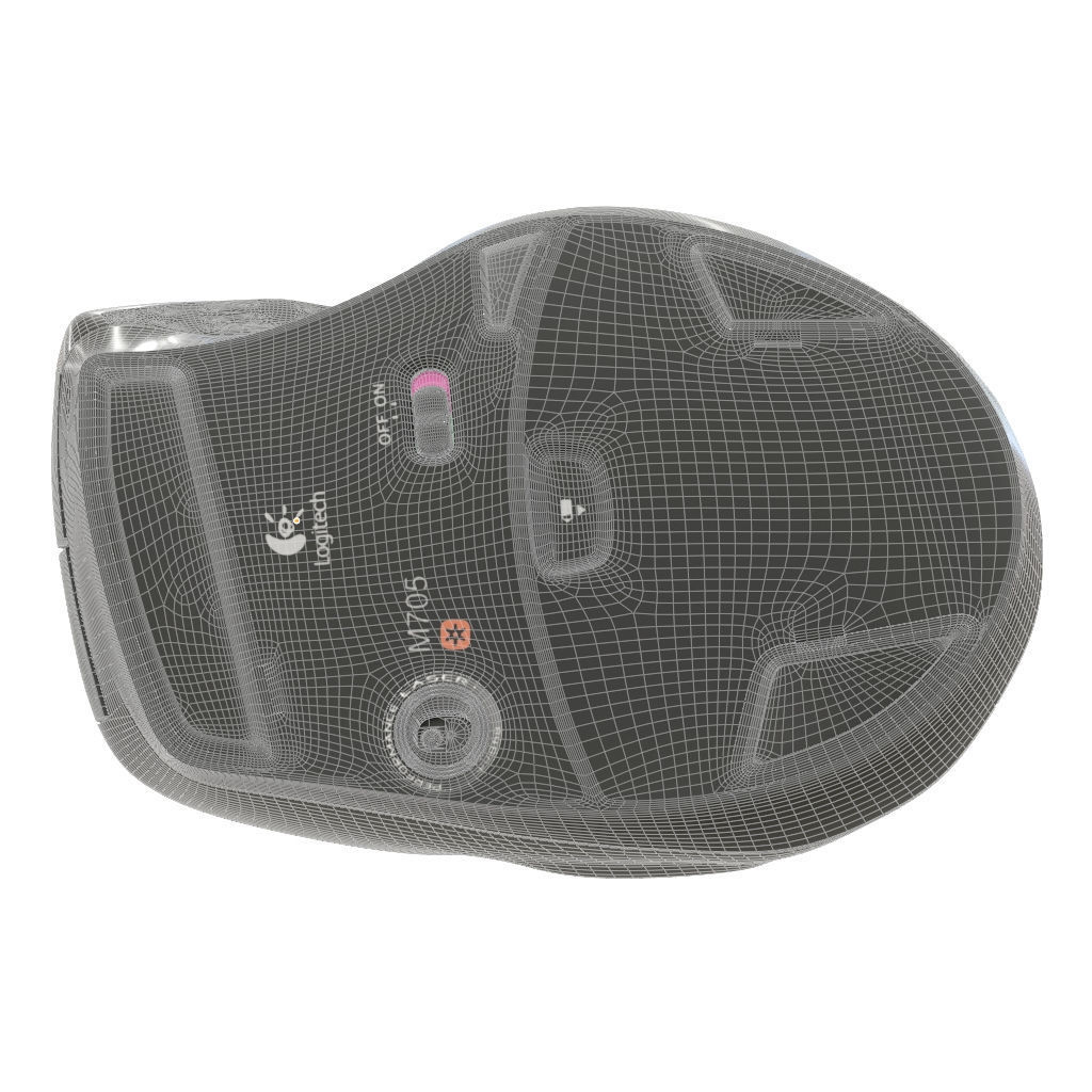 mouse Logitech M-705 3D model_5