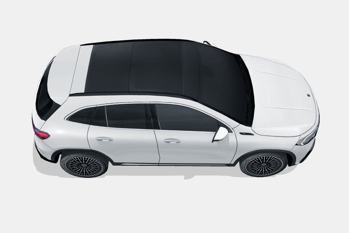 Mercedes-Benz EQA 2022 Low-poly 3D model_13