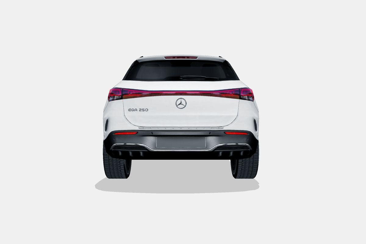 Mercedes-Benz EQA 2022 Low-poly 3D model_8
