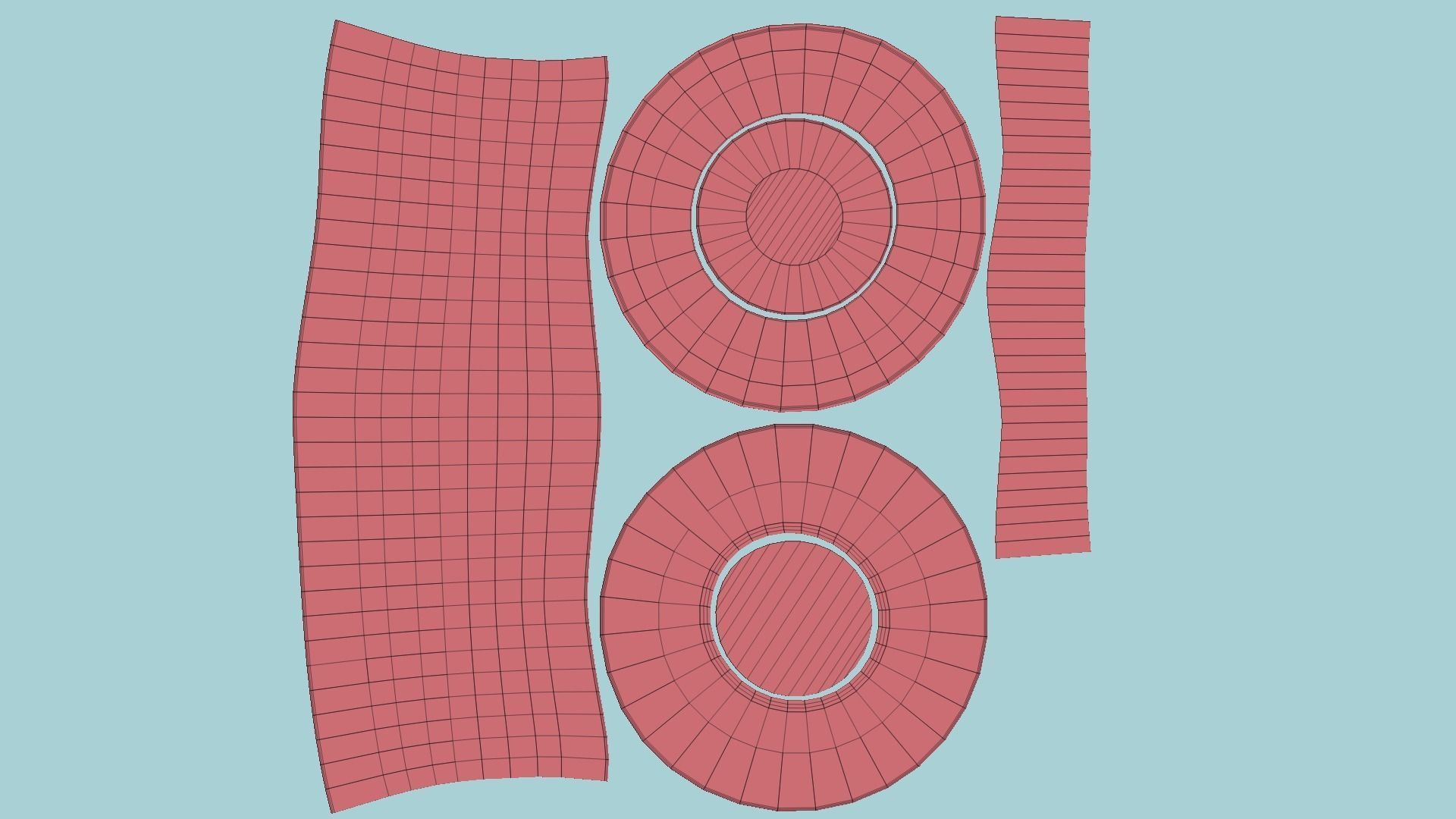 Uncle Sam Hat 06 - Character Design Fashion Low-poly 3D model_11