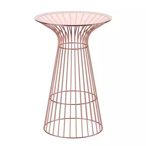 Maleo Coffee Table  With Glass And Metal 3D model