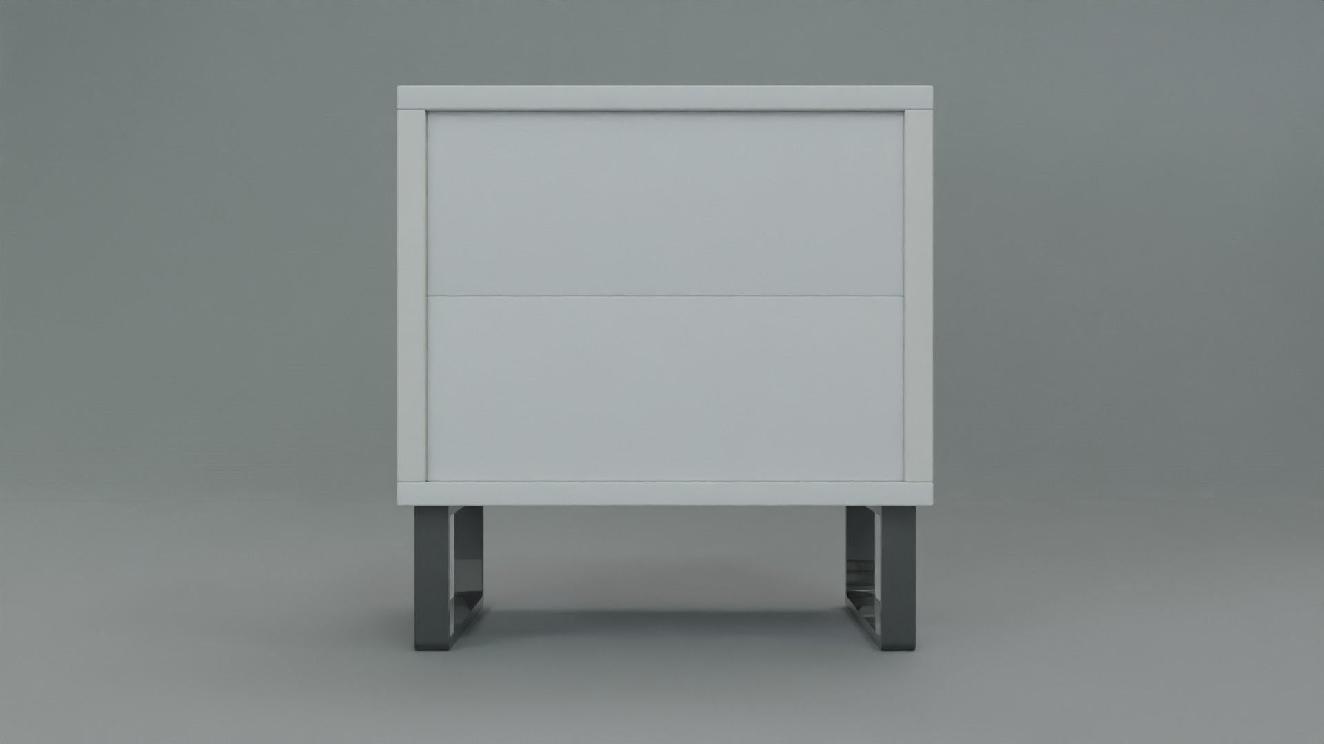 White Mobican Ophelia Style Night Table 3D Model 3D model_1